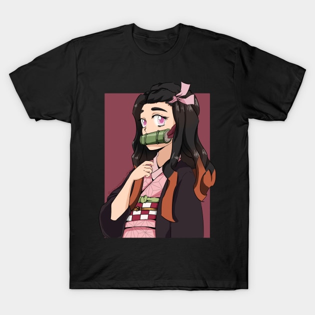 Nezuko T-Shirt by CloudyNight_Creature